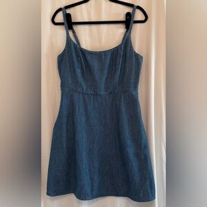 Old Navy Dark Blue Denim Mini Dress